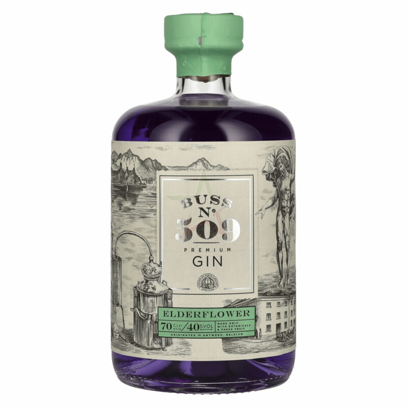 Buss N°509 ELDERFLOWER Belgium Flavor Gin Author Collection 0,70 cl