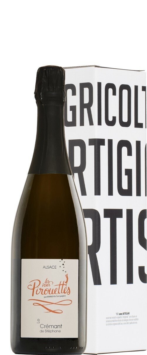 Les Vins Pirouettes Crémant de Stéphane 2017 750 ml  SENZA ASTUCCIO