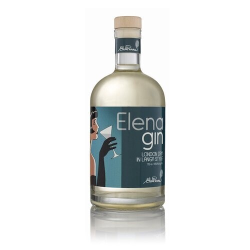 Elena Gin London Dry Vietti Piedmont Italy 70 cl 42°