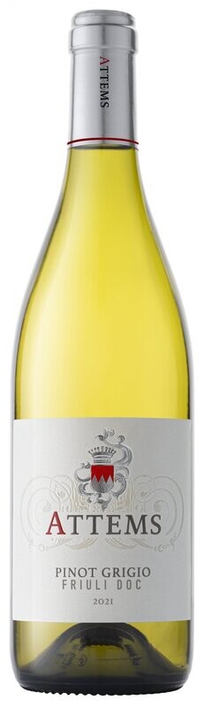 PINOT GRIGIO 2021  Attems  friuli Bianco Doc 750ml