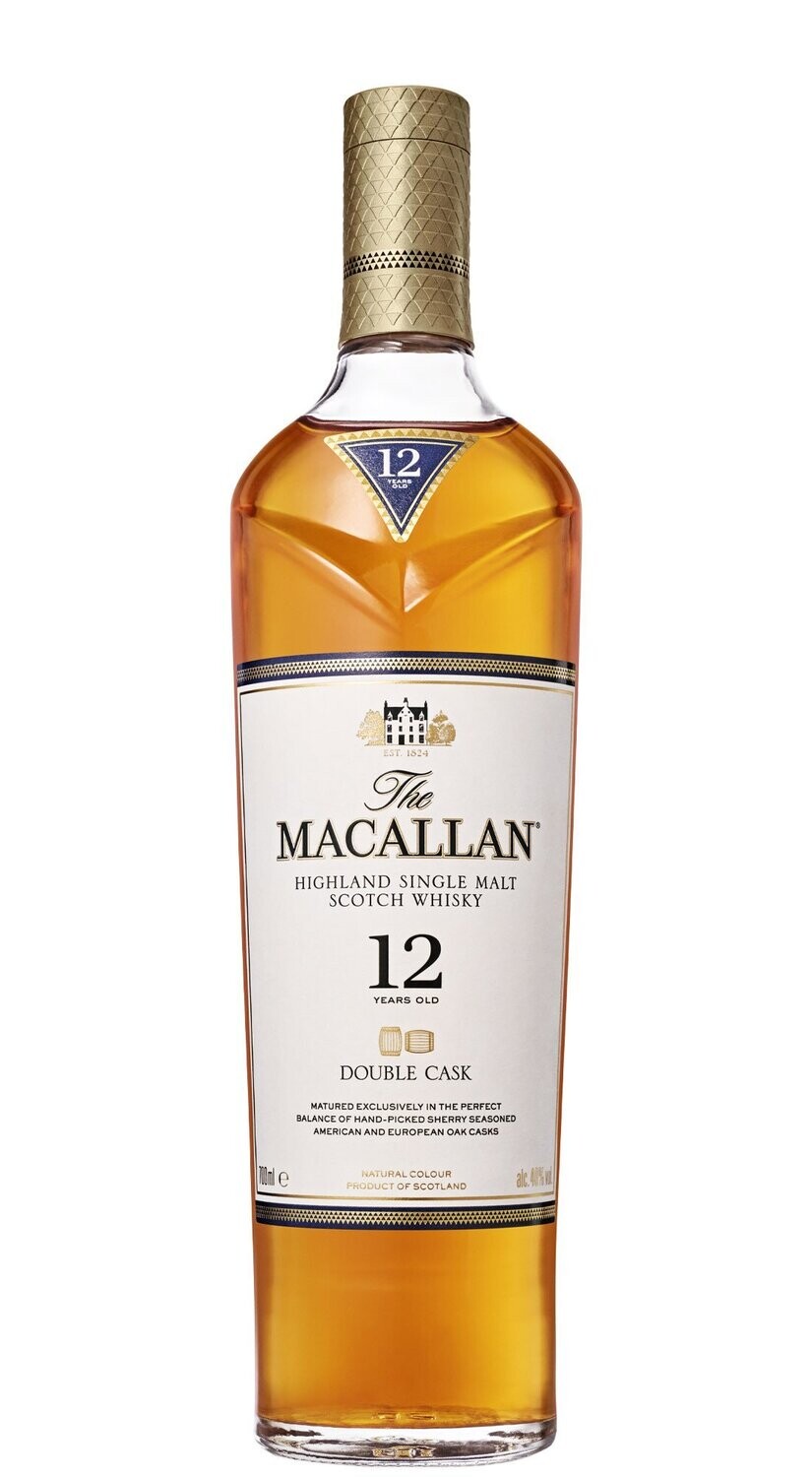 The Macallan 12 Y.O. Double Cask THE MACALLAN SCOZIA. 70 cl / 43°Single Malt
