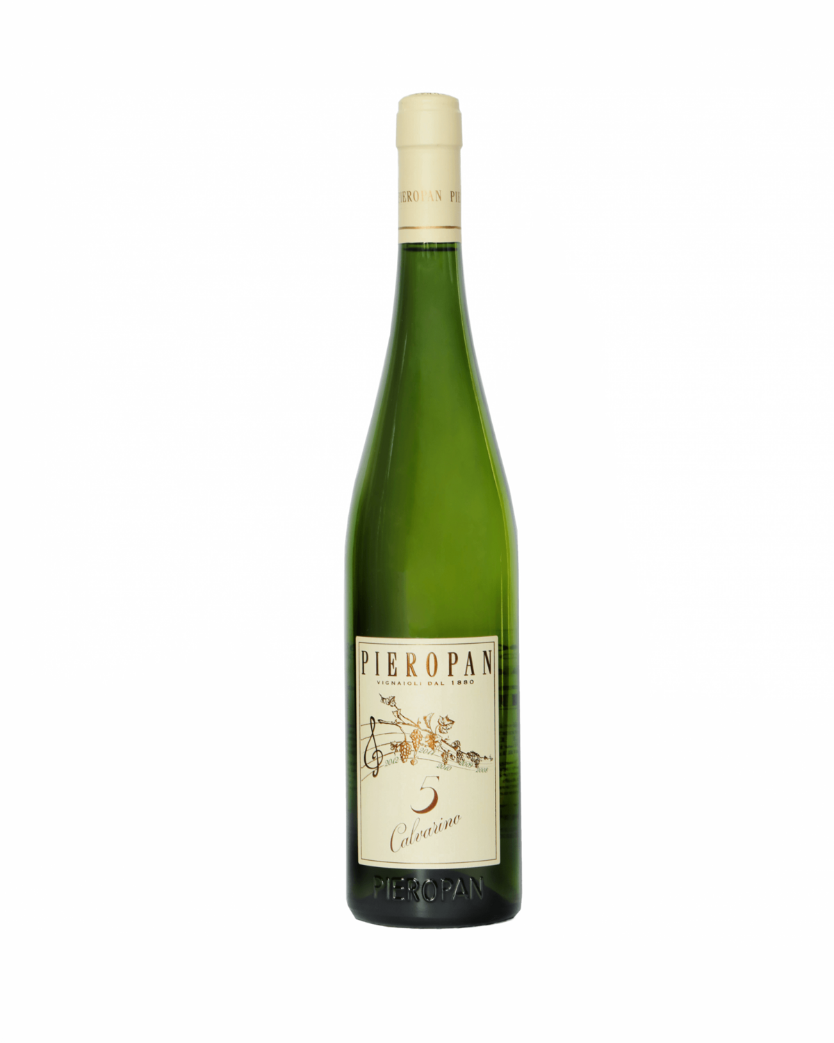 Pieropan Calvarino 5 Cuvee'di 5 annate:2008-2009-2010-2011-2012  cassa Legno originale Certificata 270275 da Tre Bottiglie