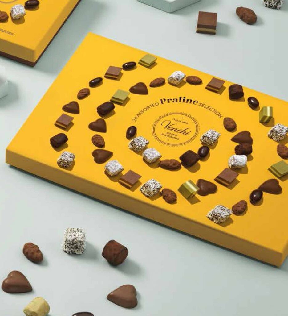 Cofanetto 12 Praline assortiti selezione gr 100