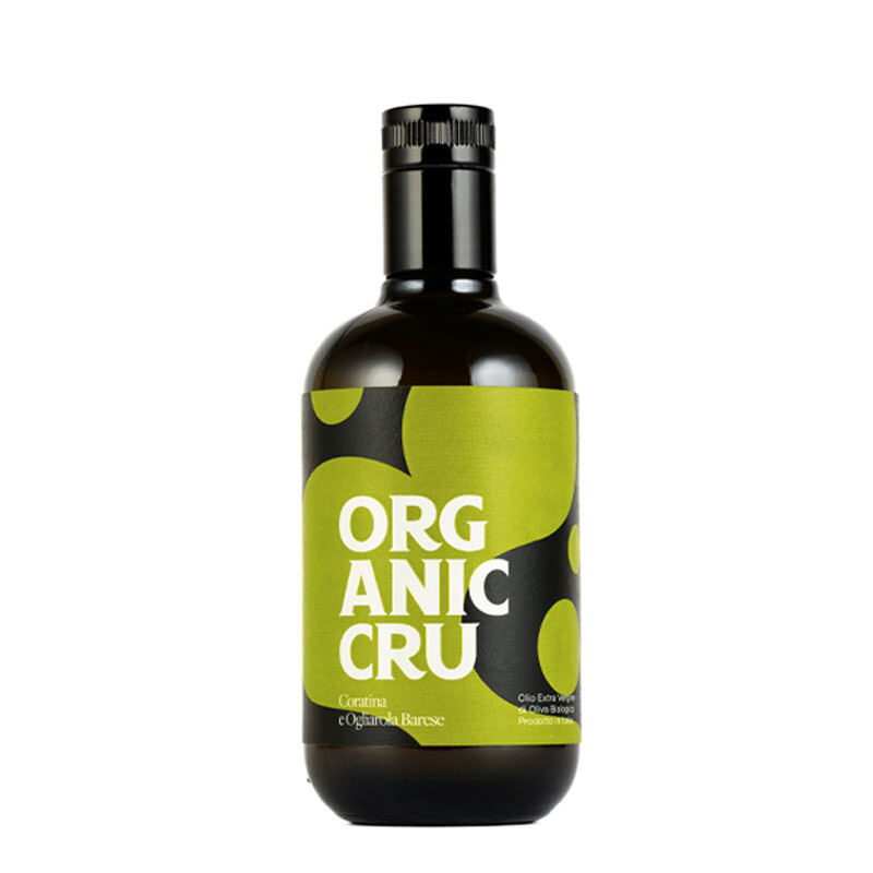 Organic Cru – Olio biologico – Coratina e Ogliarola barese 500 ml


