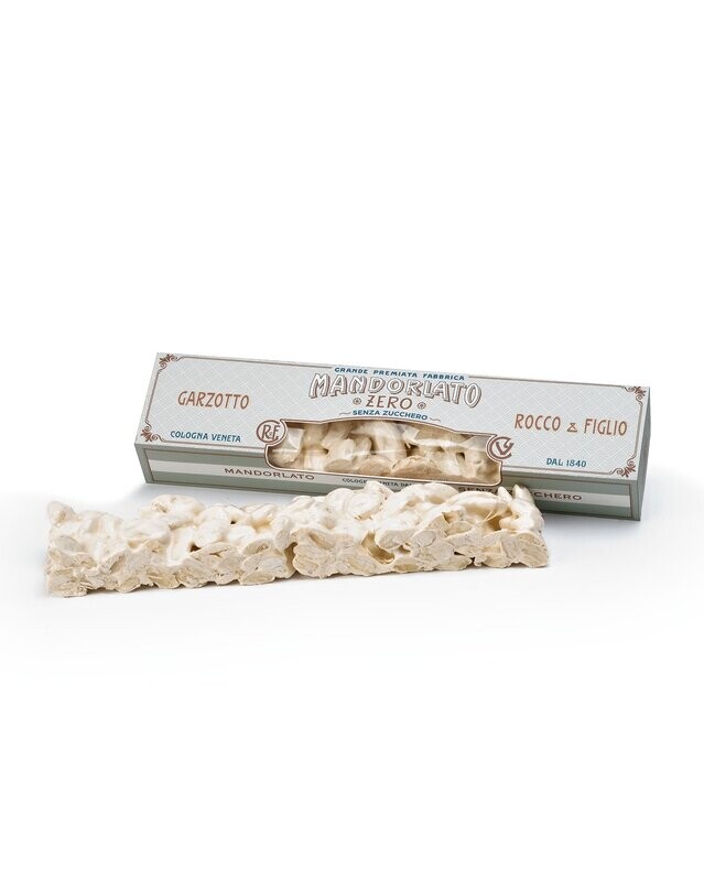 Garzotto Mandorlato stecca zero senza zuccheri 180g Garzotto Mandorlato stecca zero senza zuccheri 180g