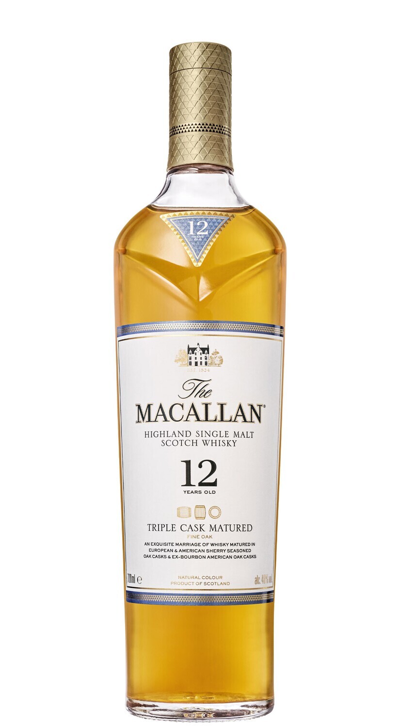 The Macallan 12 Y.O. Triple Cask THE MACALLAN SCOZIA 70 cl / 43°