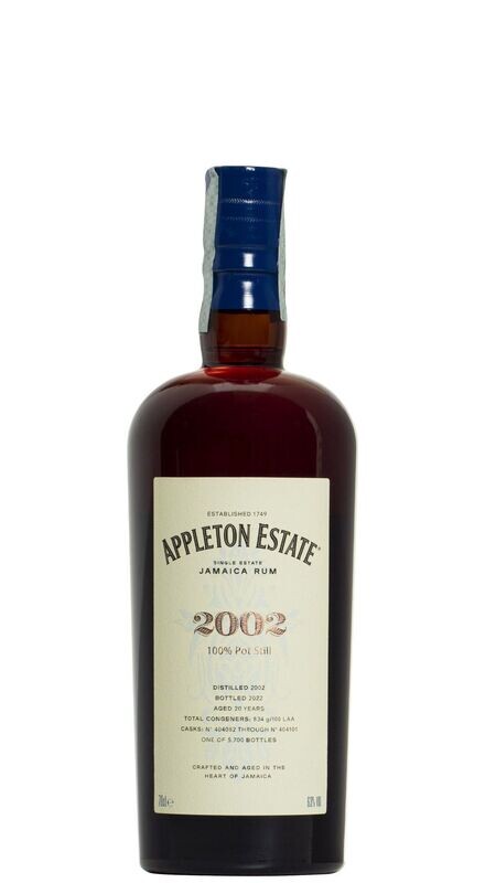 Appleton Estate 2002 Heart Collection APPLETON HEARTS JAMAICA 70 cl / 63°
