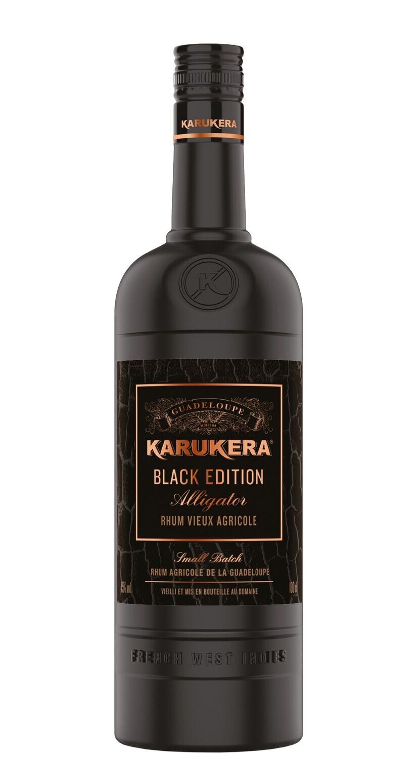 Karukera Black Edition Alligator RHUM AGRICOLE  GUADALUPA 1 lt / 45°