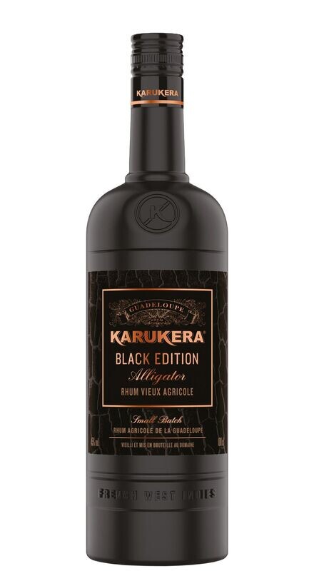 Karukera Black Edition Alligator RHUM AGRICOLE  GUADALUPA 1 lt / 45°