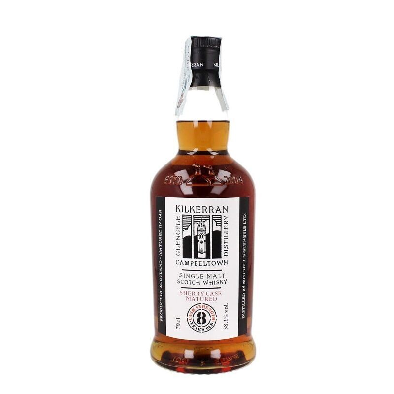 Kilkerran 8 anni, 70 cl, 55.8%, Cask Strength Batch 8 SHERRY CASK MATURED Matured