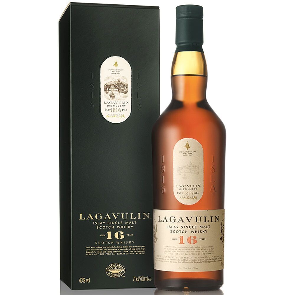 Lagavulin Islay Single Malt Scotch Whisky 16 YO (0.7l, astuccio)