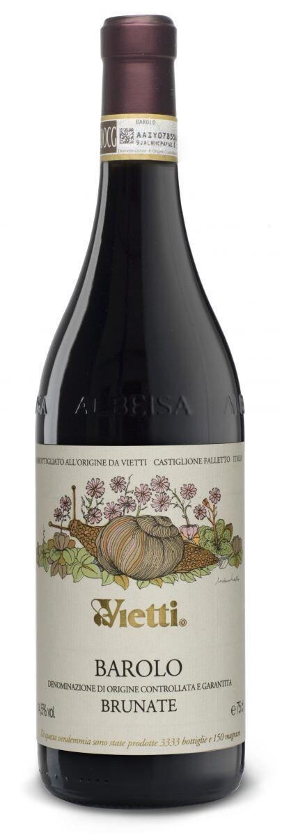 Barolo Brunate 2019 Vietti 0,75 Cl cassa Legno da 3 BT