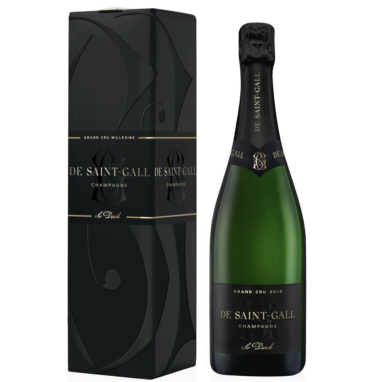 De Saint Gall "So Dark" Grand Cru Ambonnay 2015 750 ml con astuccio