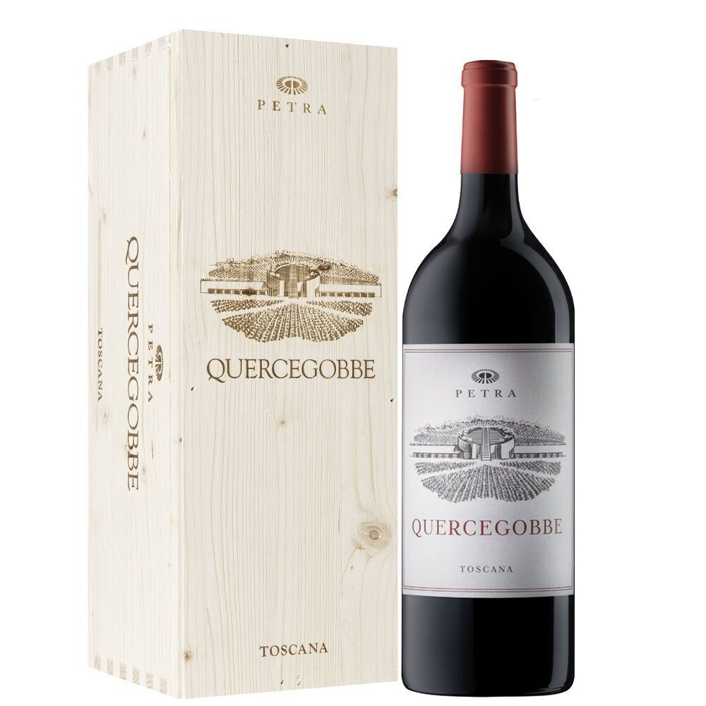 Toscana Merlot IGT "Quercegobbe" 2020 - Petra.   1,5 LT.  in cassa legno