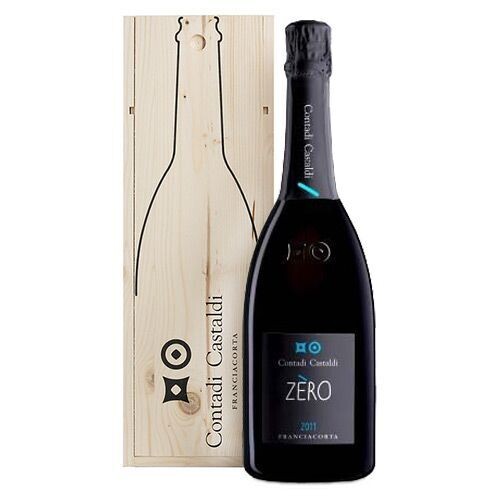 Franciacorta Dosaggio Zero DOCG 2018 Magnum - Contadi Castaldi (cassetta legno)