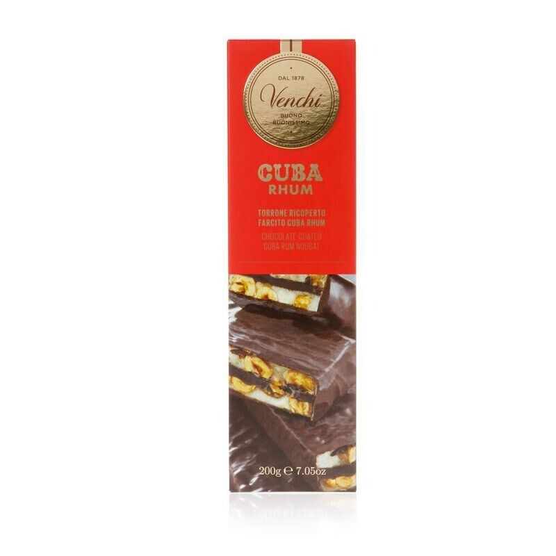 Venchi Stecca torrone ricoperto al rhum 200 gr
