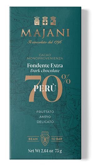 Tavoletta Fondente  Peru' 75%  - Majani