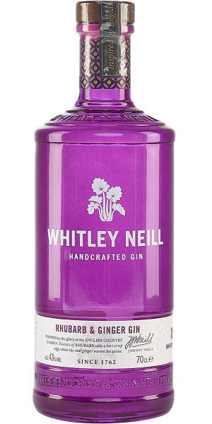 GIN WHITLEY NEILL RHUBARB & GINGER %43.00   VOL. ML700
