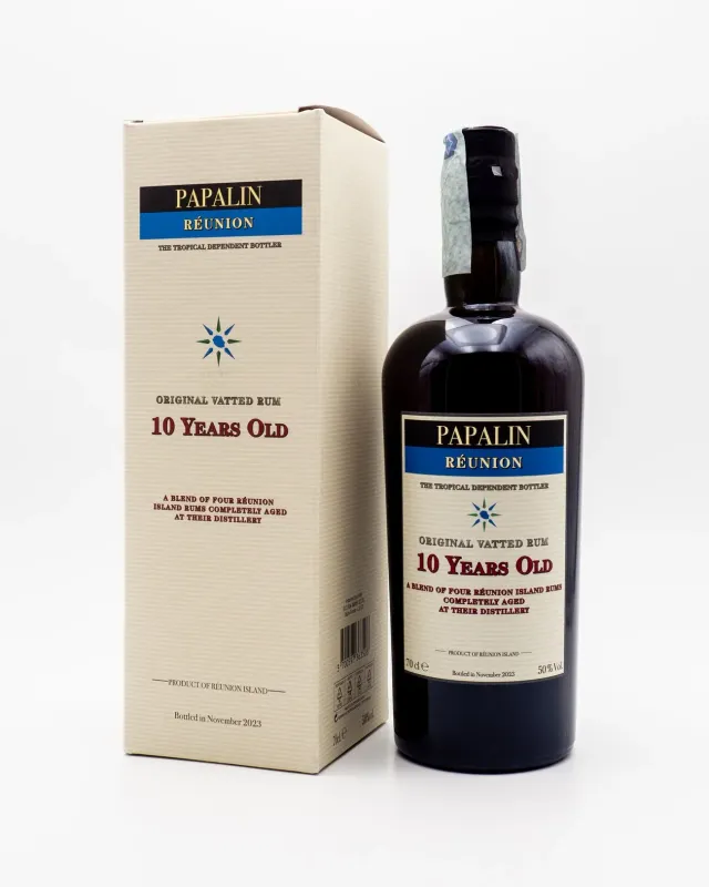 Jamaica Blended Rum 10 Years Old 2023 - Papalin 700 ml - vol. 50% ASTUCCIO