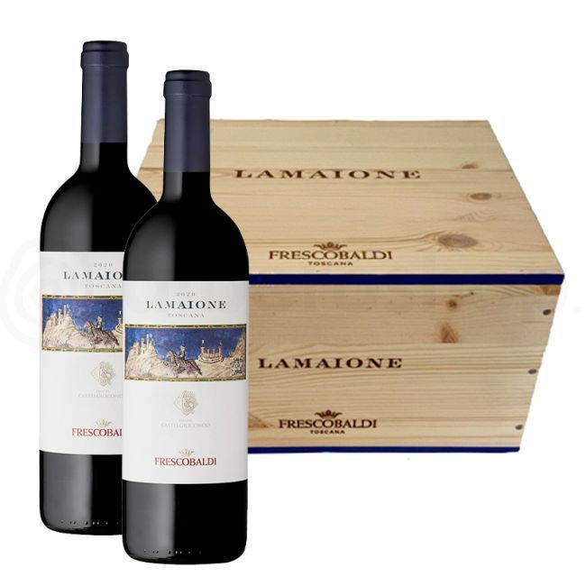 Tenuta CastelGiocondo  Frescobaldi Lamaione 2020 DOCG - Cassa Legno 6 Bottiglie 75 cl - vol. 14,5 %