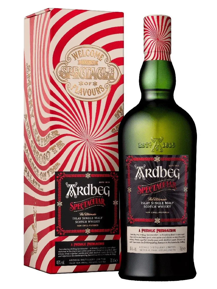 Ardbeg : Spectacular Scotch Whisky 70 cl - Vol. 46 % Astuccio