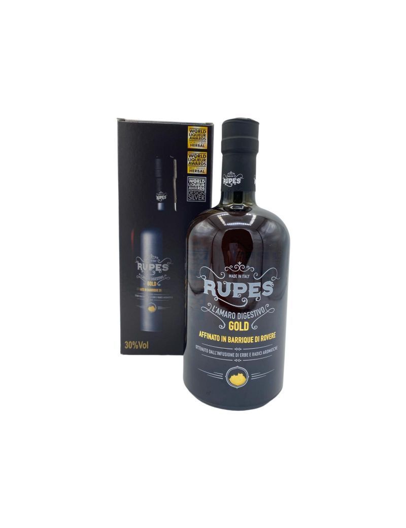 L'Amaro Digestivo Rupes Gold Edition 70cl - vol. 28 % Astuccio