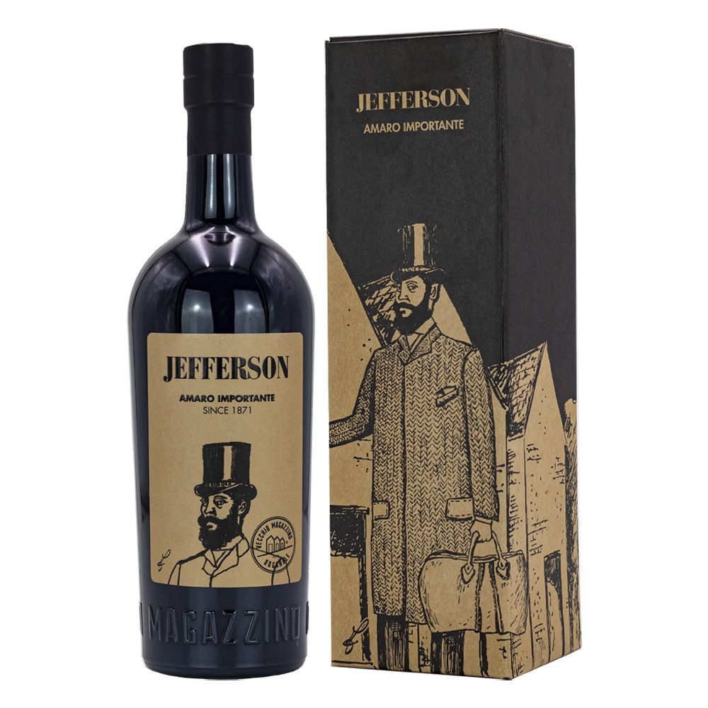Jefferson 1871 Amaro Importante 70cl - Vecchio Magazzino con Astuccio