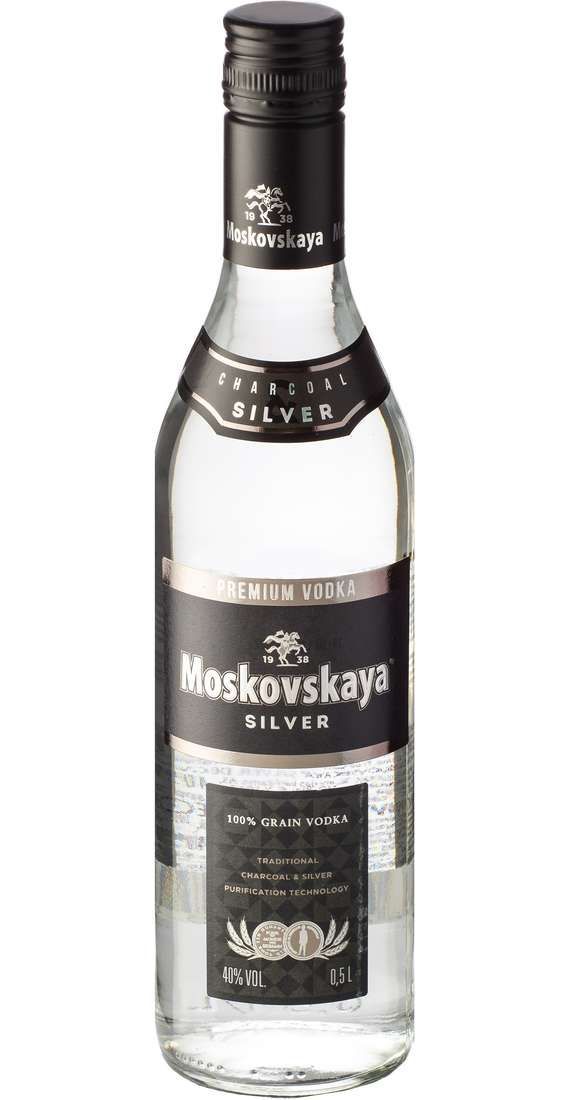 VODKA MOSKOVSKAYA SILVER 700 ml - vol. 40 %