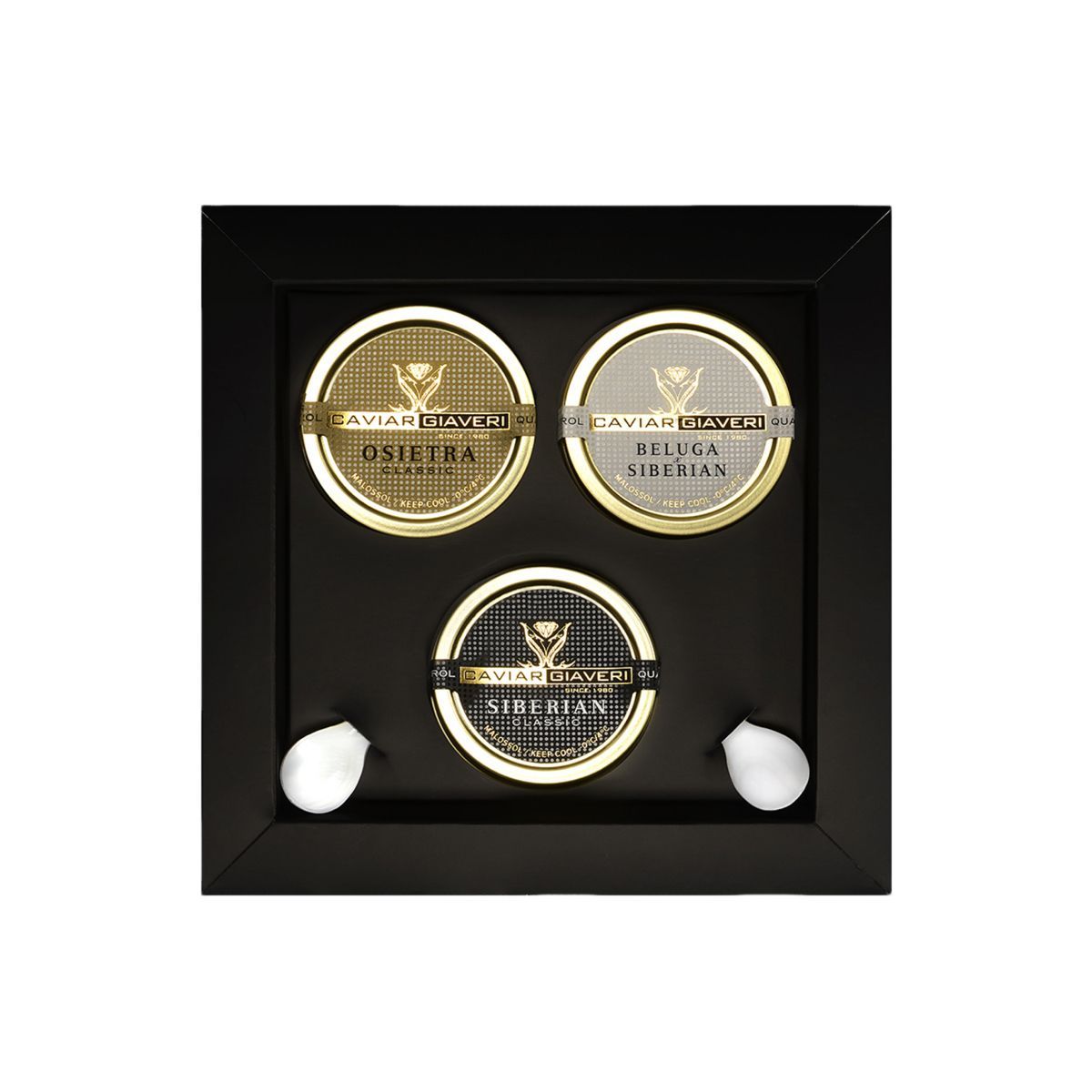 Caviar Box - Zar Trilogy GIAVERI 3 diverse tipologie da 30 grammi