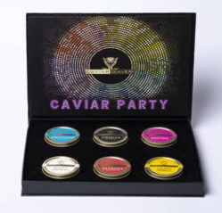 Caviar Party GIAVERI 6 diverse tipologie da 30 grammi ciascuna