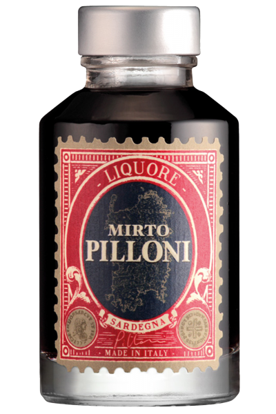Liquore di mirto di Sardegna  Mirto Pilloni Silvio Carta 100 ml - vol.  33%