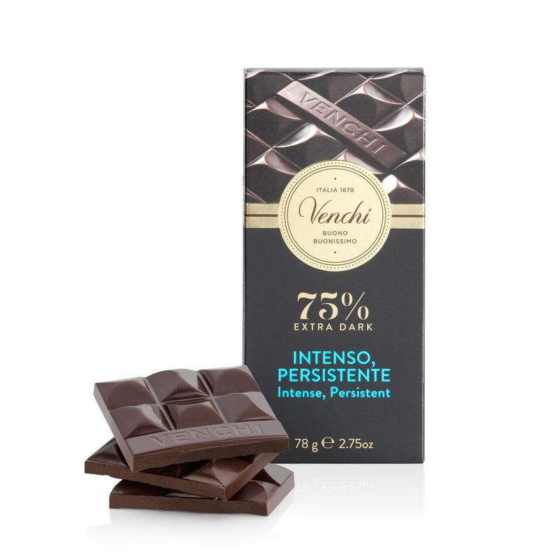 Venchi Tavoletta Intenso, Persistente 75 % - 78 gr