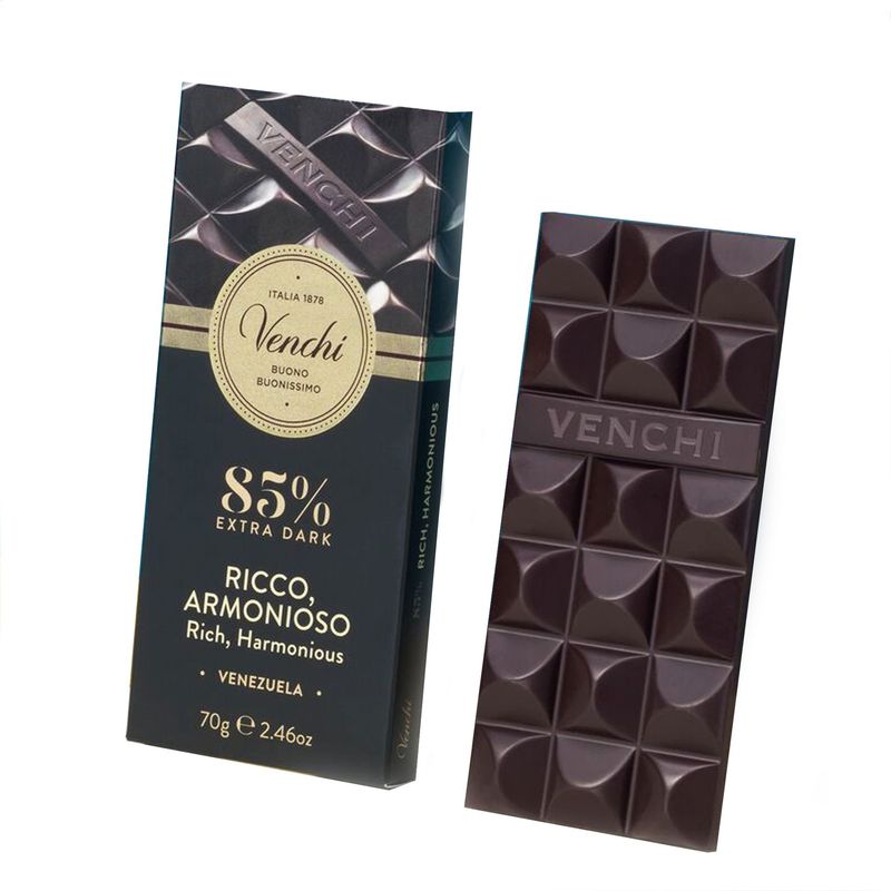 Venchi Tavoletta Ricco, Armonioso 85 % - 70 gr