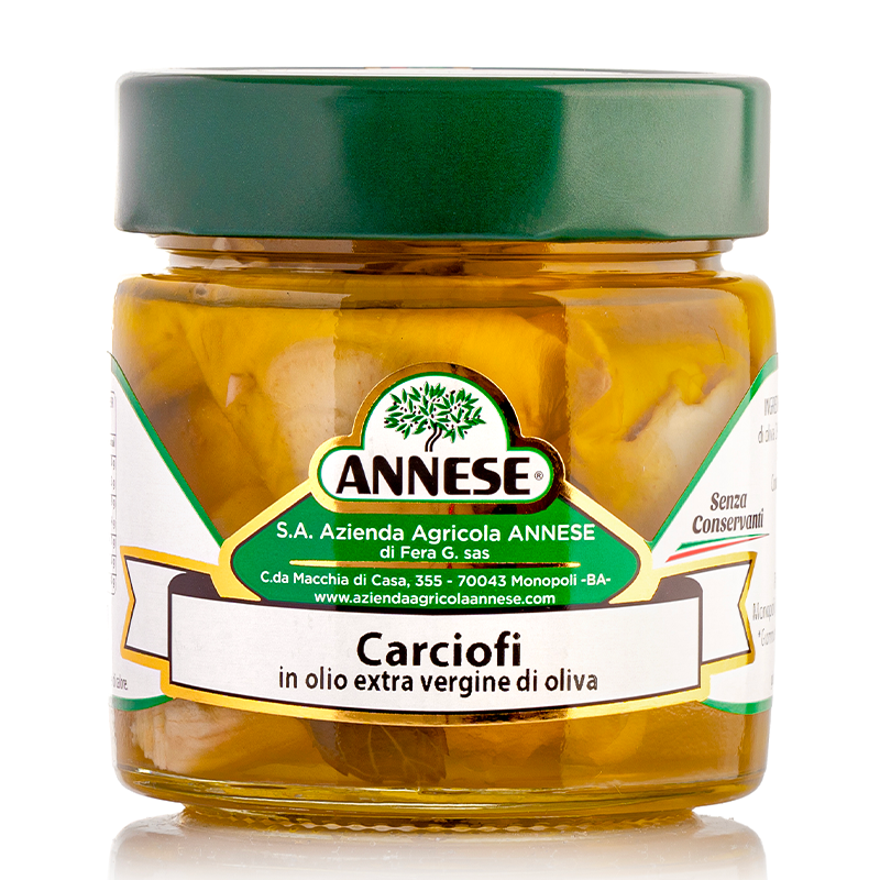 Annese Carciofi in olio extra vergine d'oliva - 250 gr