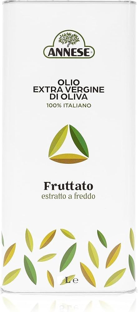 Annese Olio Extra Vergine di Oliva Fruttato estratto a freddo – Latta 1 LT