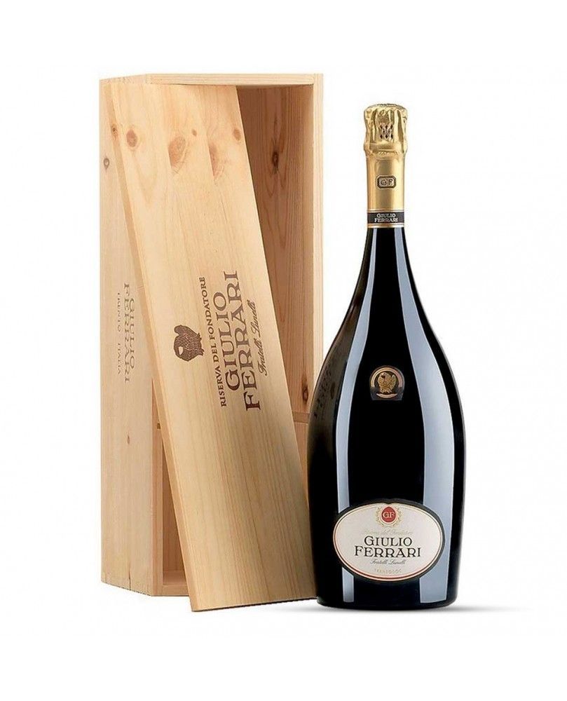 Ferrari Giulio Ferrari Riserva del Fondatore 2009 - Magnum - Cassa Legno - Trento DOC 1,5 LT - vol. 12,50