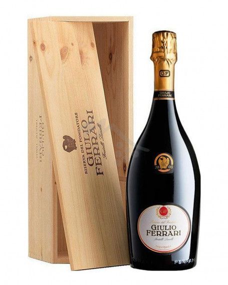 Ferrari Giulio Ferrari Riserva del Fondatore 2008 - Magnum - Cassa Legno - Trento DOC 1,5 LT - vol. 12,50