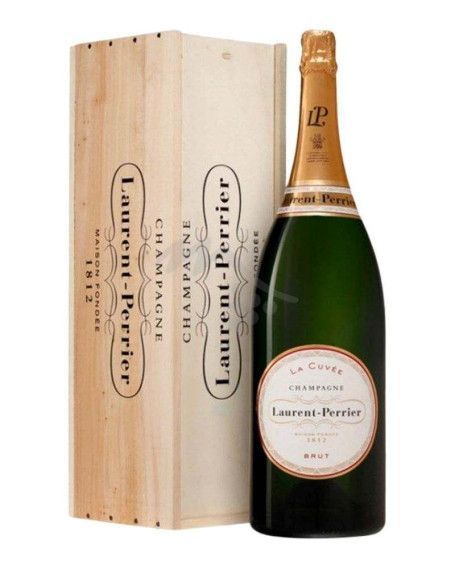 Laurent-Perrier Brut AOC 3 LT - vol. 12 % Jèroboam Astuccio in legno