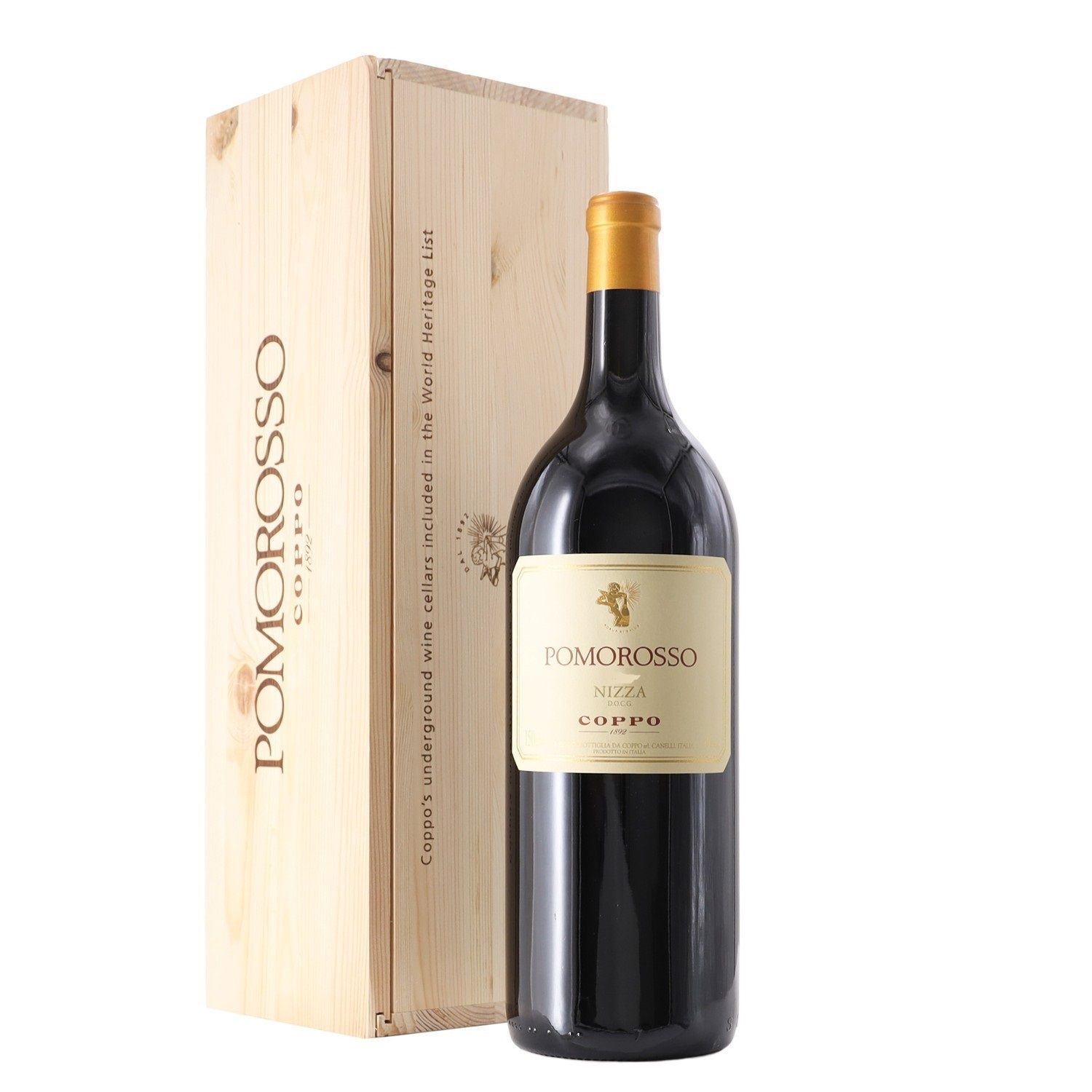 Coppo Nizza Pomorosso Barbera 2019 Magnum 150cl - cassetta legno