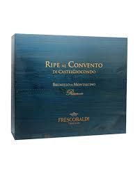Ripe al Covento di CastelGiocondo Frescobaldi Brunello di Montalcino Riserva 2014 Cassetta legno da tre bottiglie ( prezzo a Bottiglia)