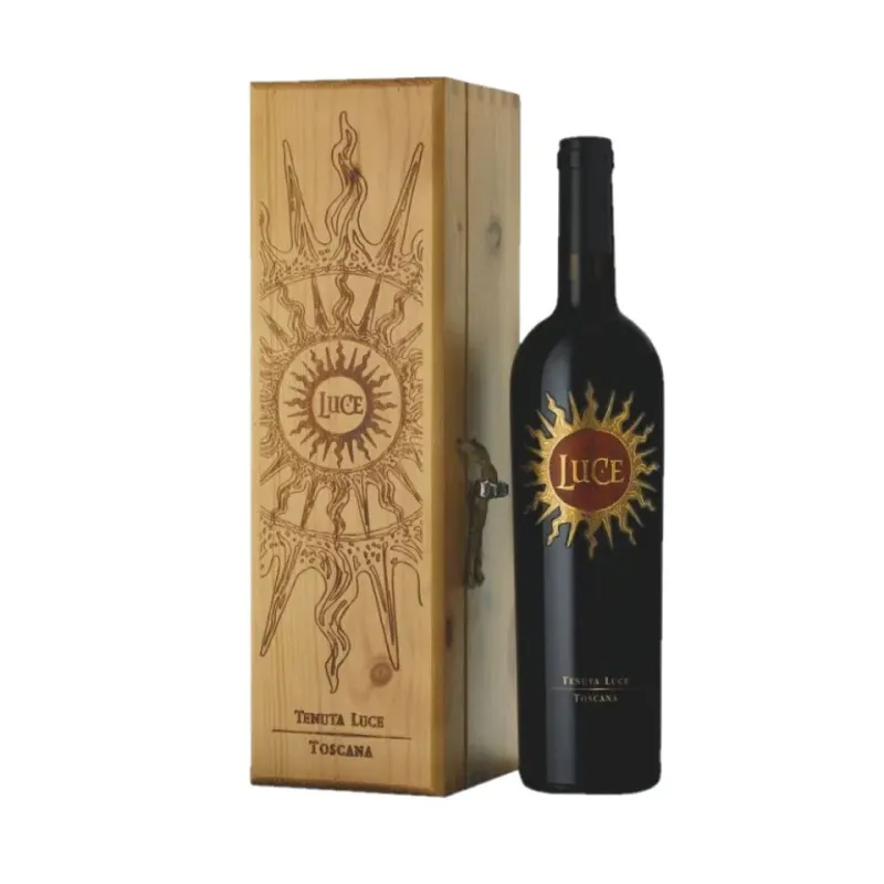 Tenuta Luce-LUCENTE 2020 sangiovese e merlot 750 ml . vol.14,5 % cassetta legno sigillata