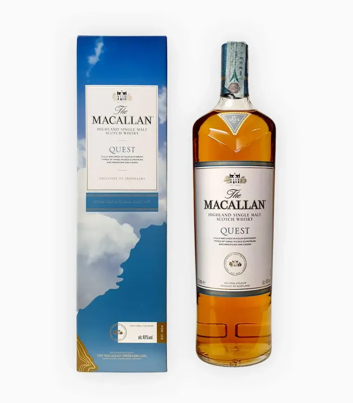 The Macallan QUEST Highland Single Malt Scotch Whisky 40% Vol. 0,7l in Giftbox