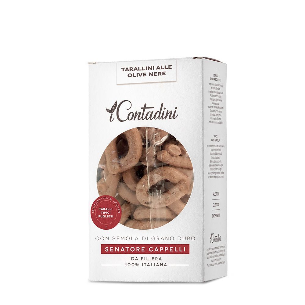 I Contadini Tarallini alle Olive Nere 250 g