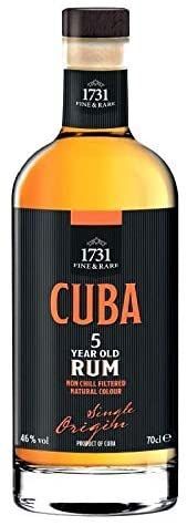 Cuba 5 YO  RUM 1731 700 ml - vol. 46 %
