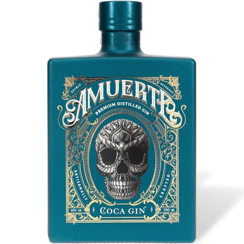 Gin 'Coca Leaf Green' 70cl - Amuerte