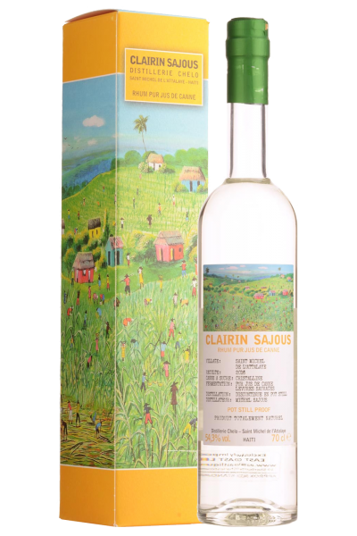 Clairin Sajous Rhum pur jus de canne 2021  Distillerie Chelo Saint Michel de l'Attalaye - Haiti 700 ml - vol. 54,2 % ASTUCCIO