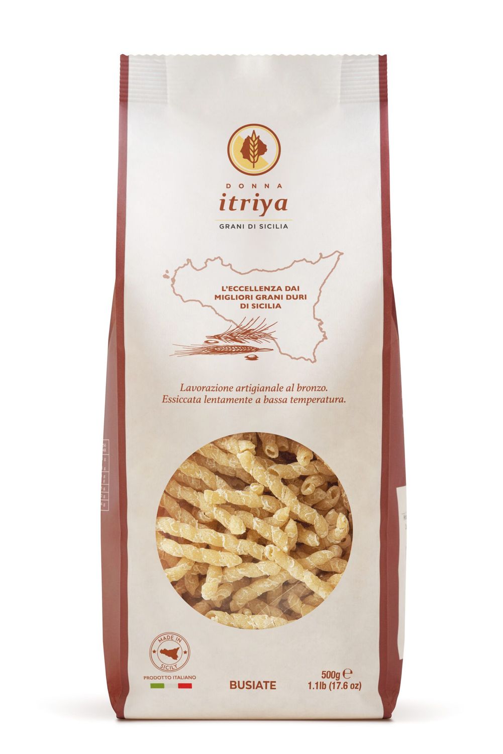 Donna Itriya Grani di Sicilia - Busiate 500 g