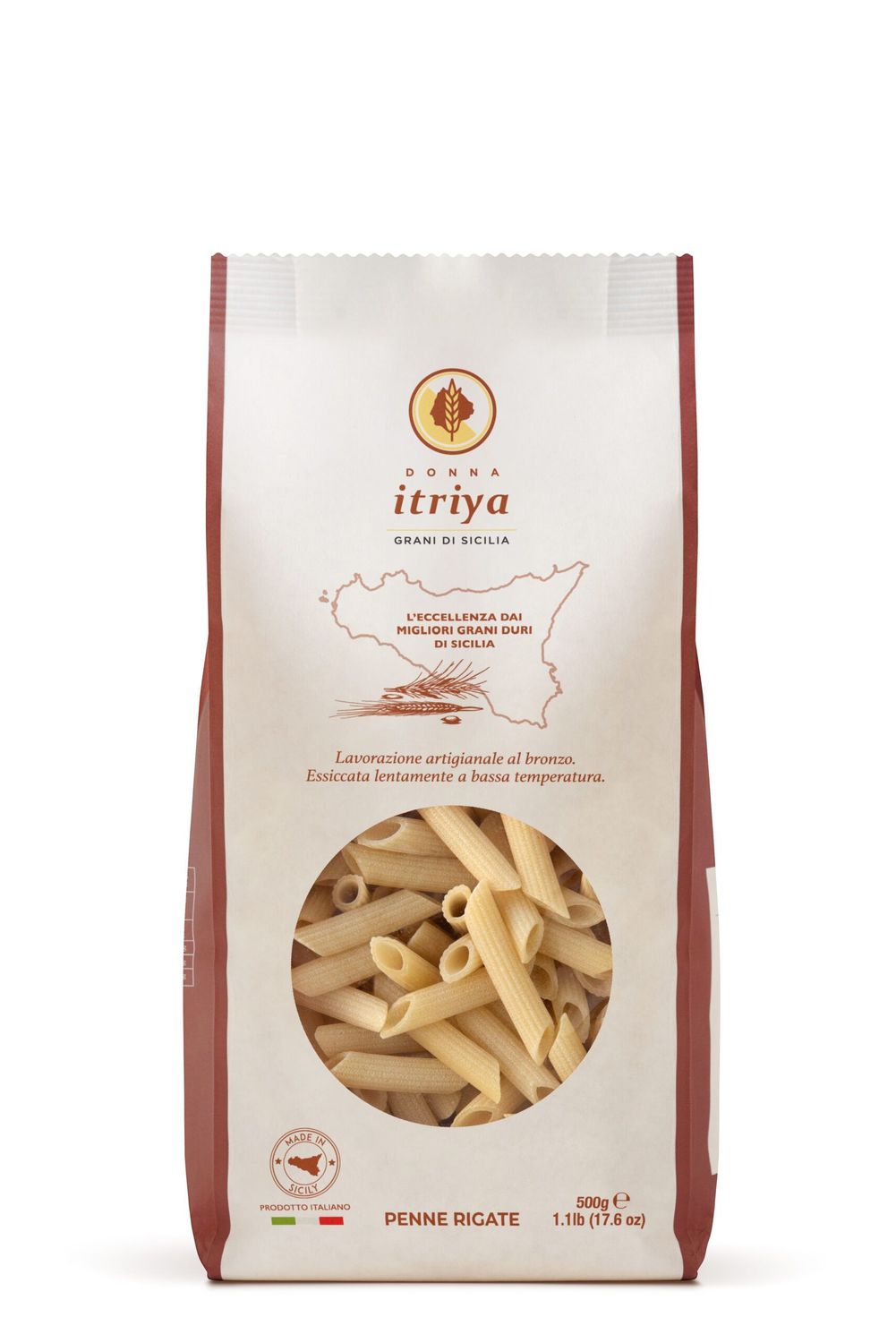 Donna Itriya Grani di Sicilia - Penne Rigate 500 g