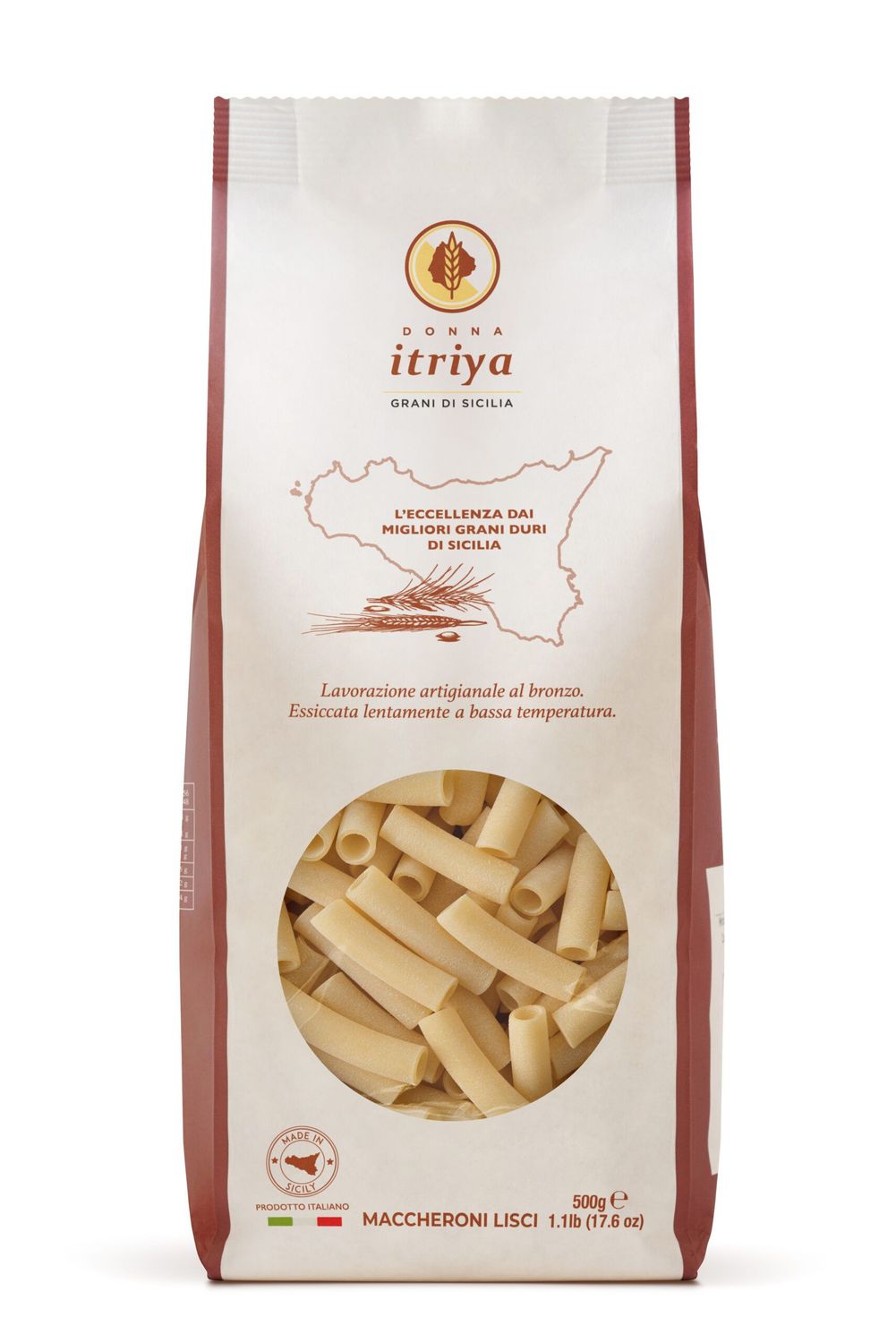 Donna Itriya Grani di Sicilia - Maccheroni Lisci 500 g