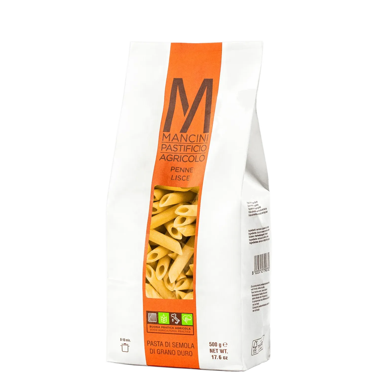 Penne Lisce 500g - Mancini